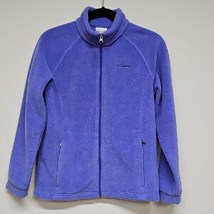Columbia Fleece Jacket, Purple, Size Youth XL / 18